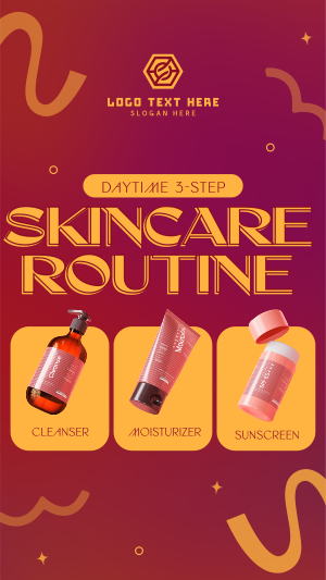 Daytime Skincare Routine Instagram story Image Preview