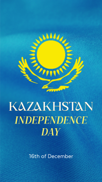 Kazakhstan Independence Day Instagram Reel Design