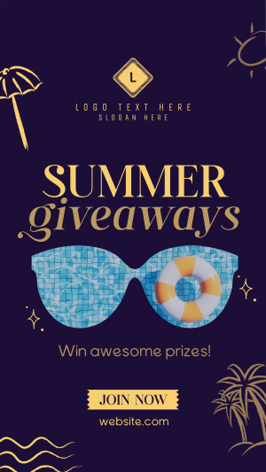 Summer Treat Giveaways Instagram story Image Preview