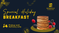 Holiday Breakfast Restaurant Facebook Event Cover Image Preview