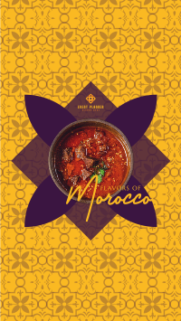 Moroccan Flavors Facebook story Image Preview