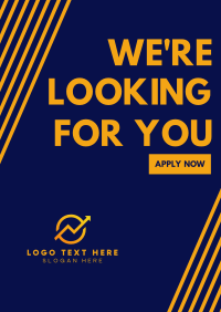 We Want You Hiring Poster Design