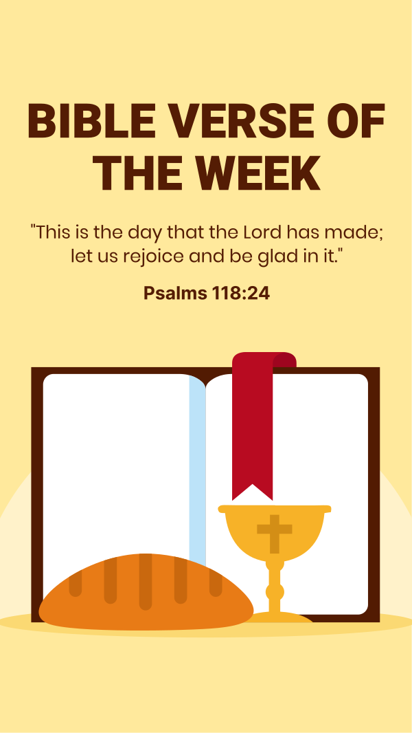 Verse of the Week Instagram Story Design Image Preview