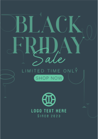 Classic Black Friday Sale Flyer Image Preview