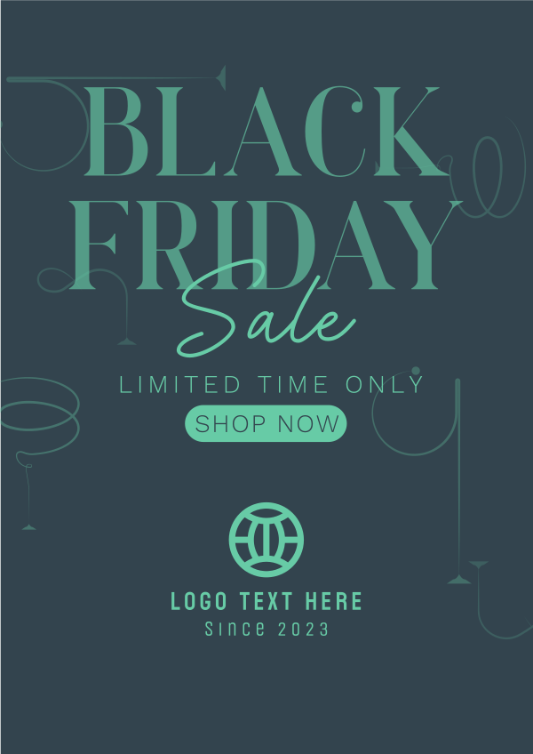 Classic Black Friday Sale Flyer Design Image Preview
