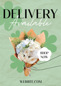 Flower Delivery Available Flyer Image Preview