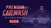 Premium Car Wash Facebook event cover Image Preview