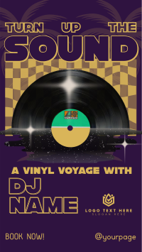 Nostalgic DJ Vinyl  YouTube Short Design
