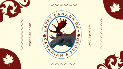 Canada Day Moose Facebook event cover Image Preview