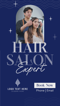 Hair Salon Expert TikTok video Image Preview