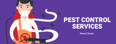 Pest Control Services Facebook cover Image Preview