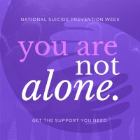 Suicide Prevention Support Group Instagram Post Design