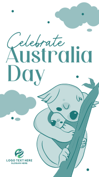 Sleeping Koalas Facebook story Image Preview