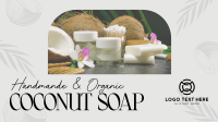 Organic Coconut Soap Animation Preview