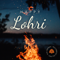 Lohri Fire Instagram post Image Preview