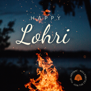 Lohri Fire Instagram post Image Preview