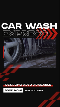 Premium Car Wash Express YouTube short Image Preview