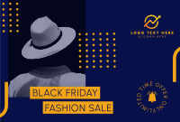 Black Friday Fashion Sale Pinterest board cover Image Preview