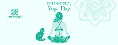Yoga Day Meditation Facebook cover