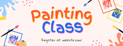 Quirky Painting Class Facebook cover Image Preview