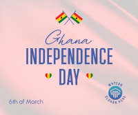 Ghana Independence Day Facebook Post Design