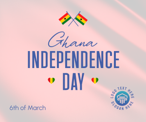 Ghana Independence Day Facebook post Image Preview