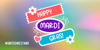 Mardi Gras Flag Twitter post Image Preview