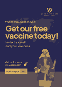 Free Vaccine Shots Flyer Image Preview