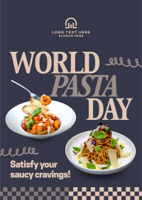 Playful Pasta Day Poster Preview