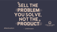 Sell the Problem Facebook Event Cover Design