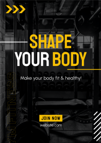 Shape Your Body Poster Design