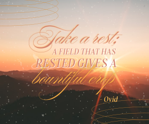 Rest Daily Reminder Quote Facebook post Image Preview