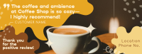 Quirky Cafe Testimonial Facebook cover Image Preview