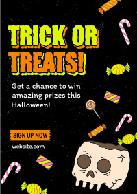 Creepy Tricky Treats Flyer Image Preview