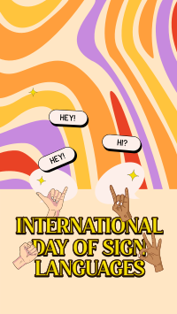 Sign Languages Day Celebration Facebook story Image Preview