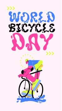 Go for Adventure on Bicycle Day TikTok Video Image Preview