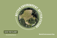 Better Environment. Better Future Pinterest Cover Design