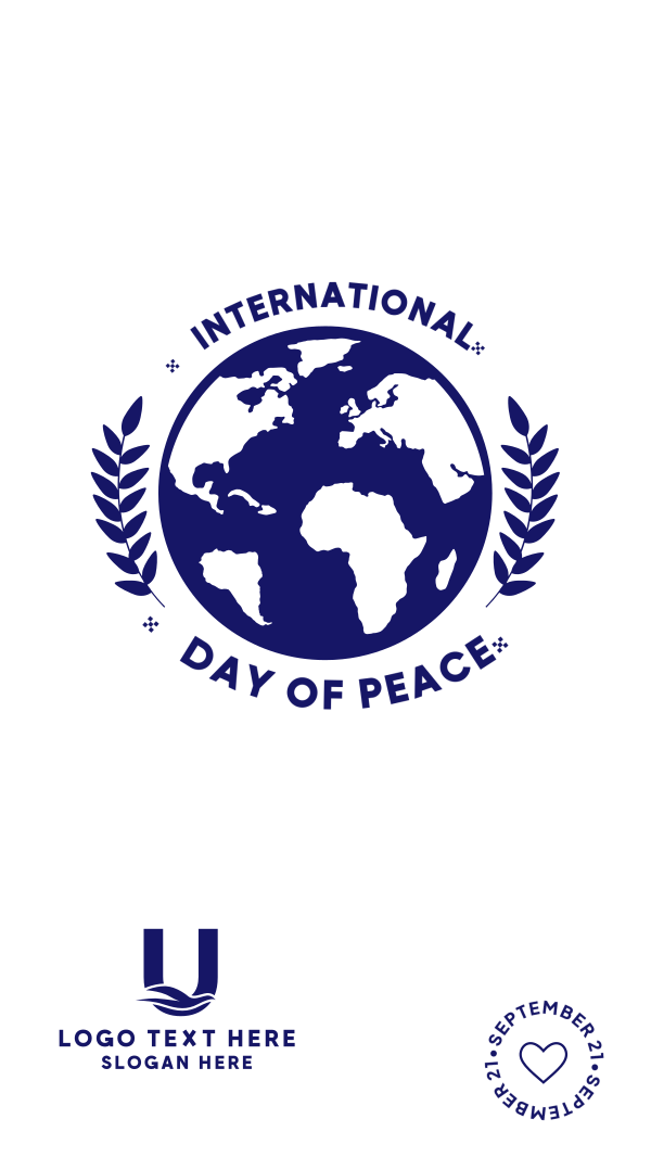 International Day of Peace Facebook Story Design Image Preview