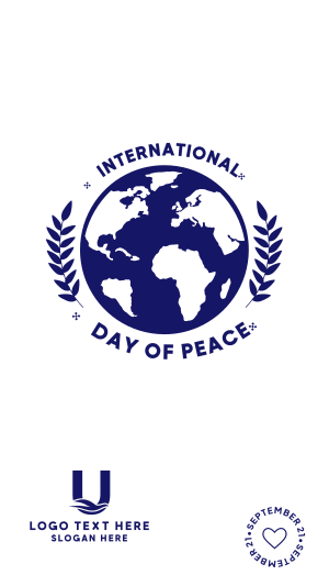 International Day of Peace Facebook story Image Preview