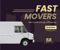 Fast Movers Facebook Post Design