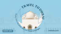 Dubai Trip Facebook event cover Image Preview