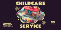 Childcare Daycare Service Twitter Post Image Preview