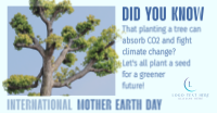 Earth Day Tree Planting Facebook Ad Preview