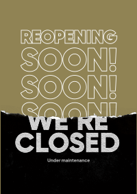 Reopening Soon Poster Image Preview