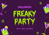 Freaky Party Postcard Image Preview