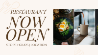 Restaurant Open Facebook event cover Image Preview