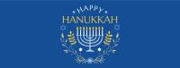 Happy Hanukkah Facebook Cover Design