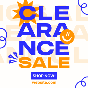 Clearance Sale Scribbles Instagram post Image Preview
