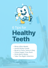 Dental Tips Poster Design