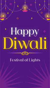 Celebration of Diwali Instagram story Image Preview